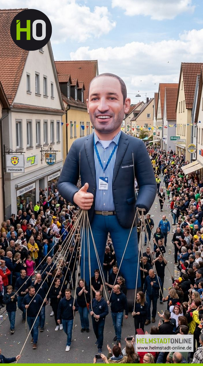 Tobias Klembt Figur in den Straßen Helmstadts